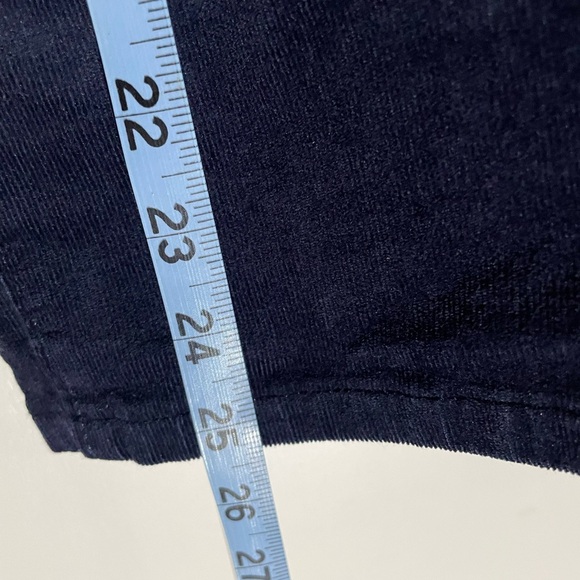 Loft Navy Blue Straight Leg Corduroys. Size 8 - Picture 3 of 4